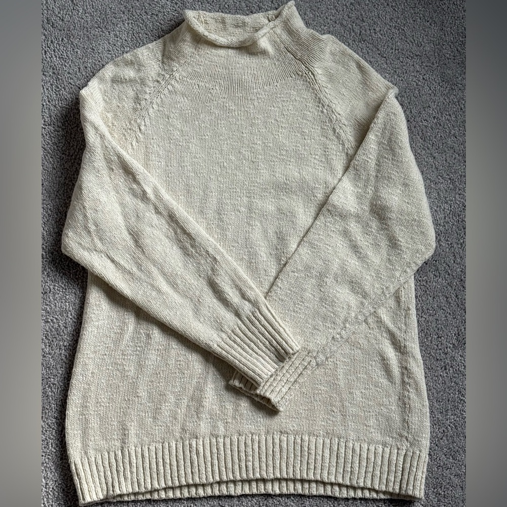 Women’s LL Bean Cream Sweater